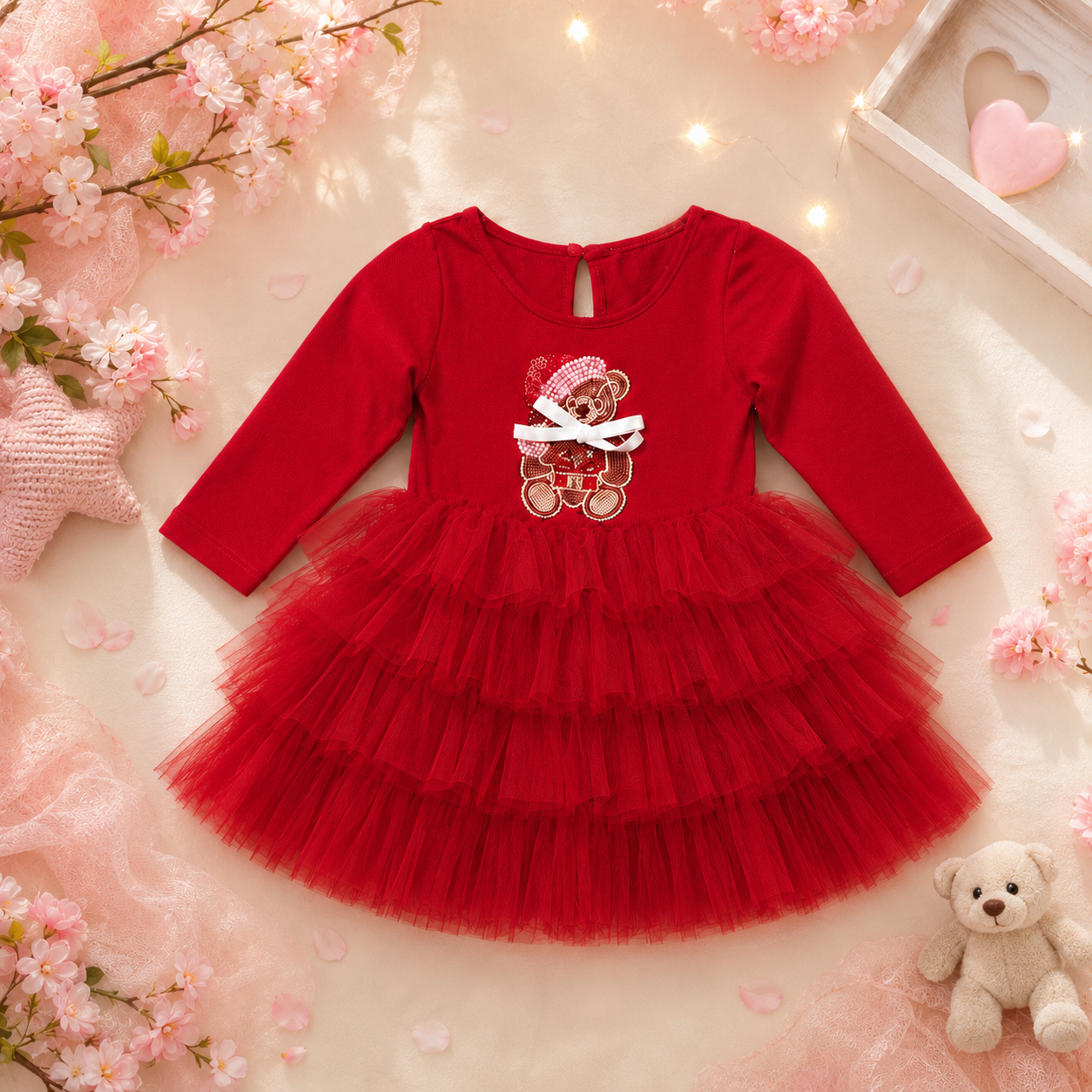 Santa Teddy Bear One Piece