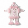 Pink Marabou Crochet Set