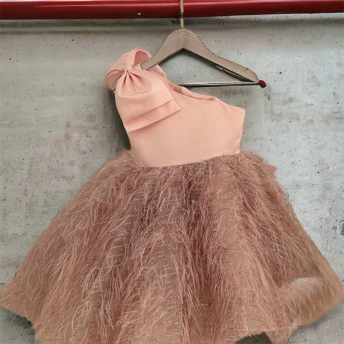 Pink Feather Dress