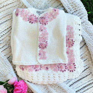 Lavendar Jewel Crochet Set