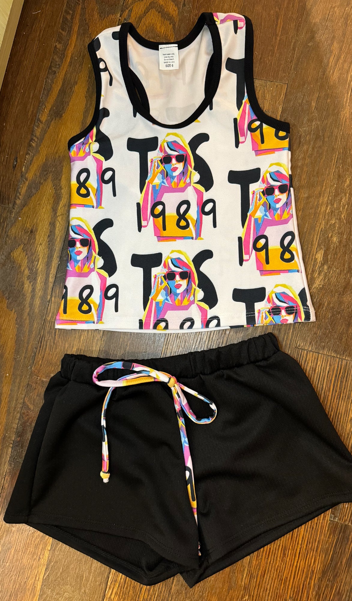 Black Racer Back Top