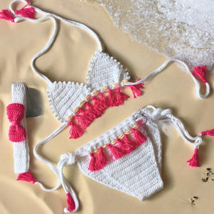 Organic Crochet Cotton Bikini