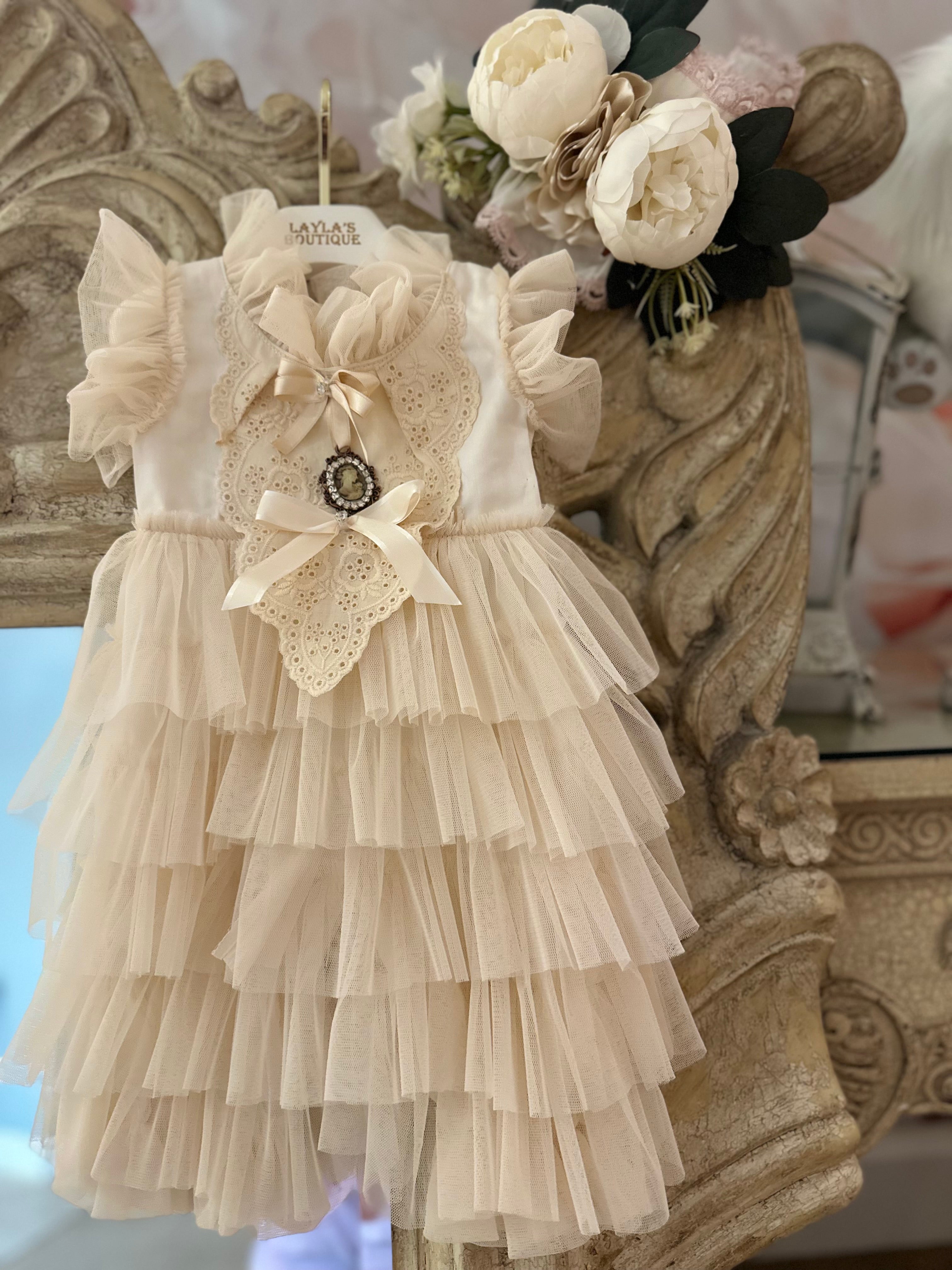 Soft Ivory Vintage Romper