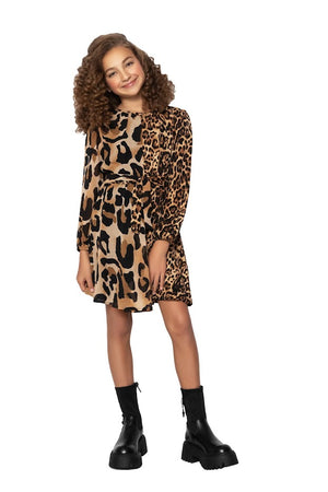 Chiffon Leopard Dress