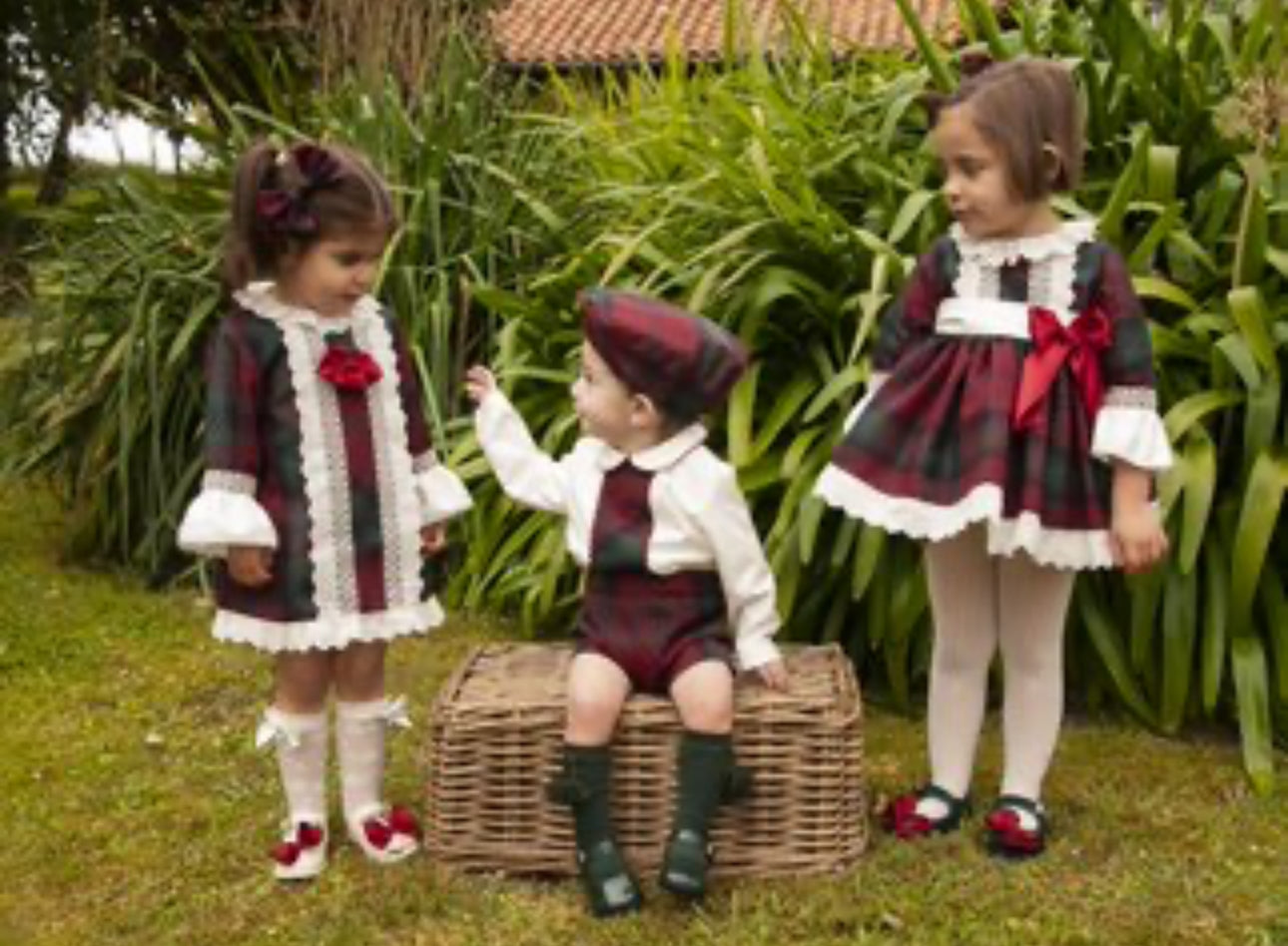 Tartan Plaid A line Dress