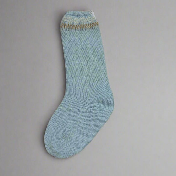 Baby Blue Boy Knit Sock