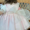 Organza Pink Ruffle Dress