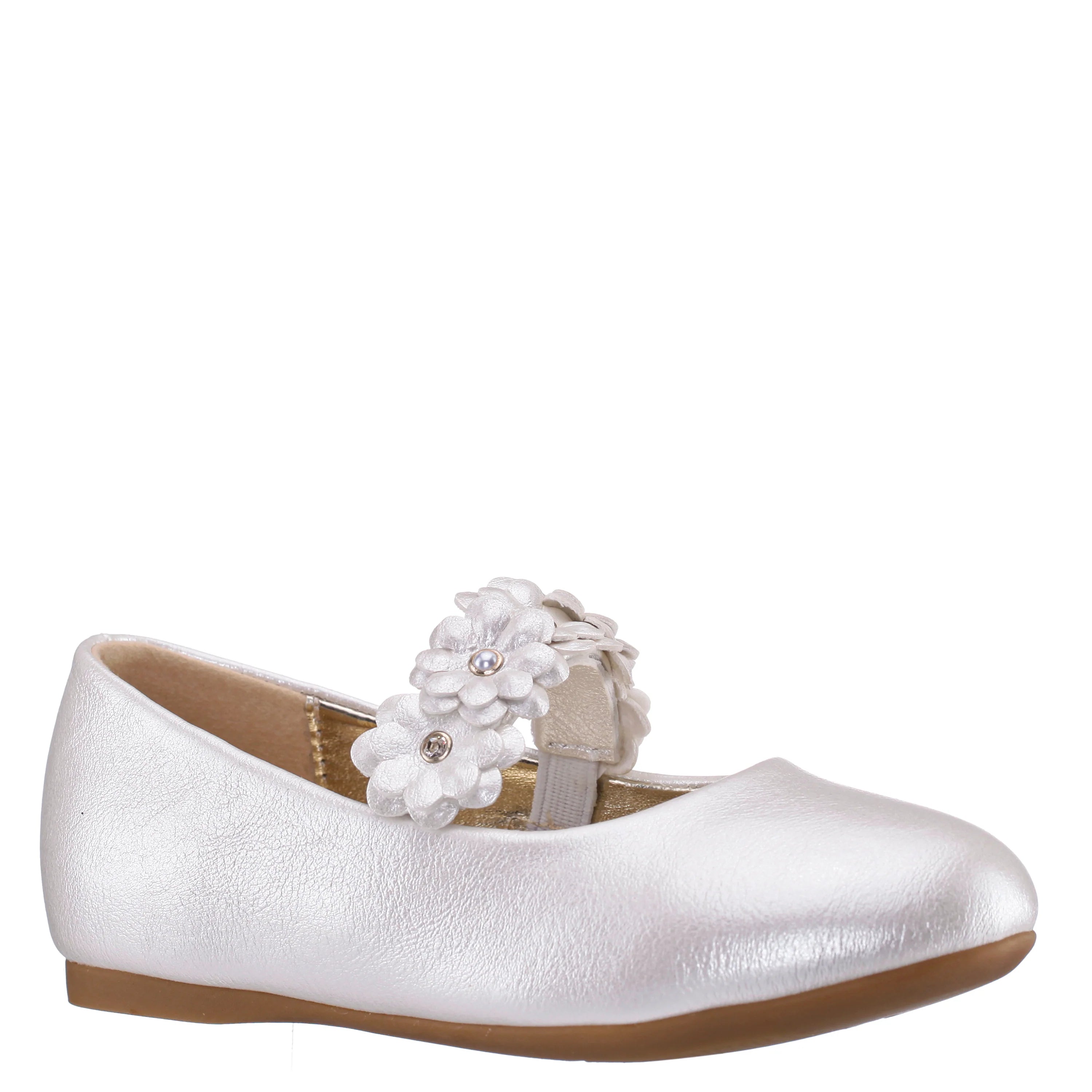 Nina Rozy White Ballet Flat