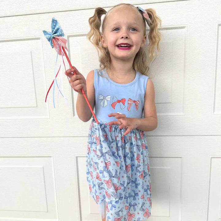 Patriotic Bow Tank Tutu Dress