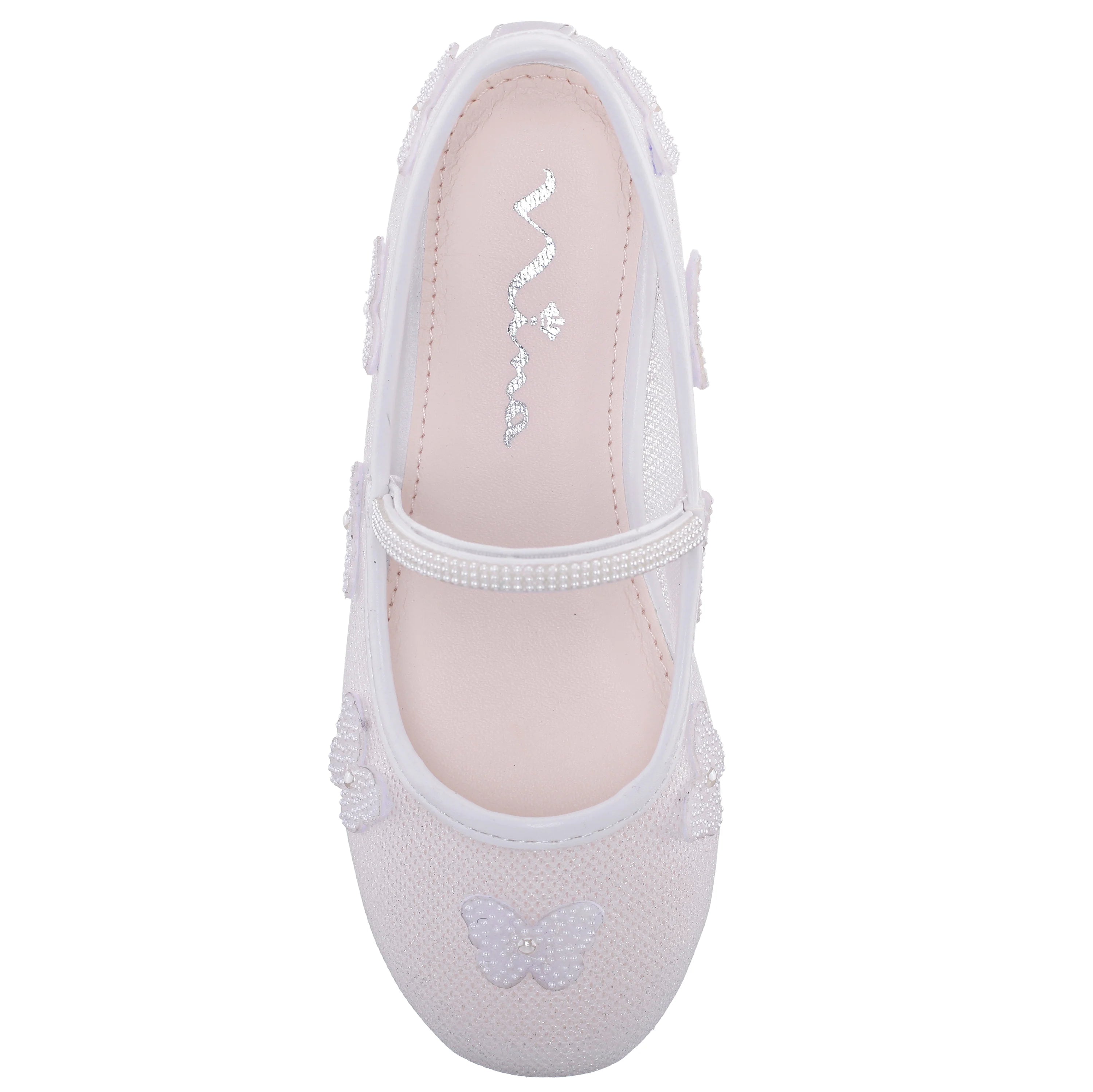Nina Noula White Mesh Shoe