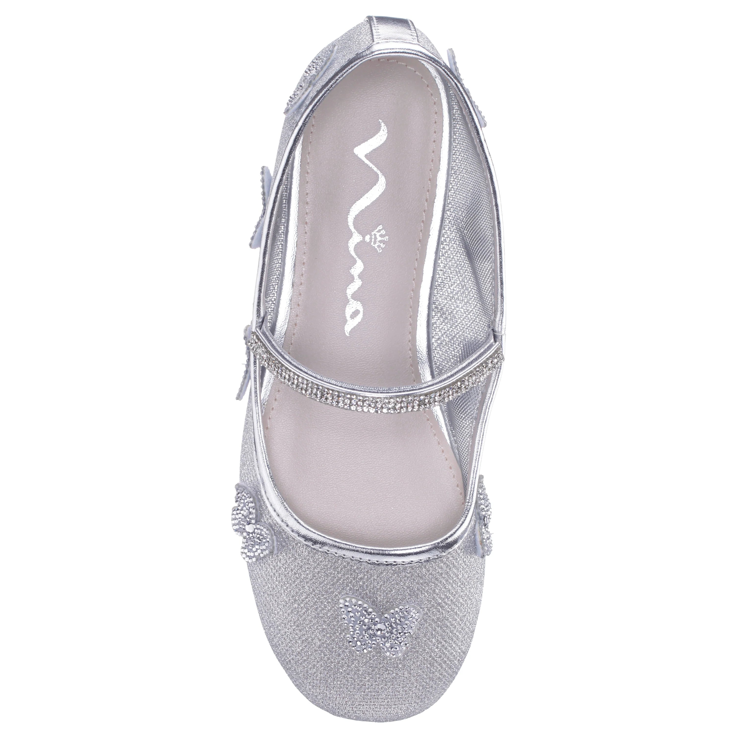 Nina Noula Silver Mesh Shoe