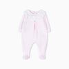 Purete Pink Velour Footie