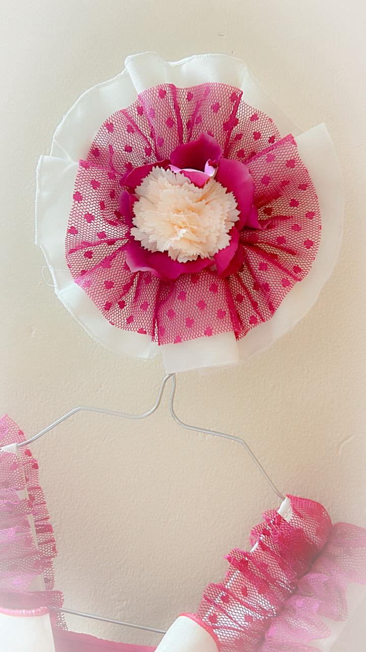 Hot Pink Estelle Bloomer Dress