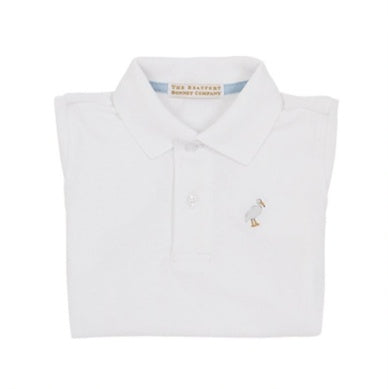 Prim & Proper Polo in White