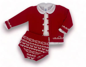 Baby Boy Three Piece Knit Set