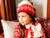 Red Knit Beret