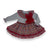 Burgundy and Gray Dress with Bloomers
