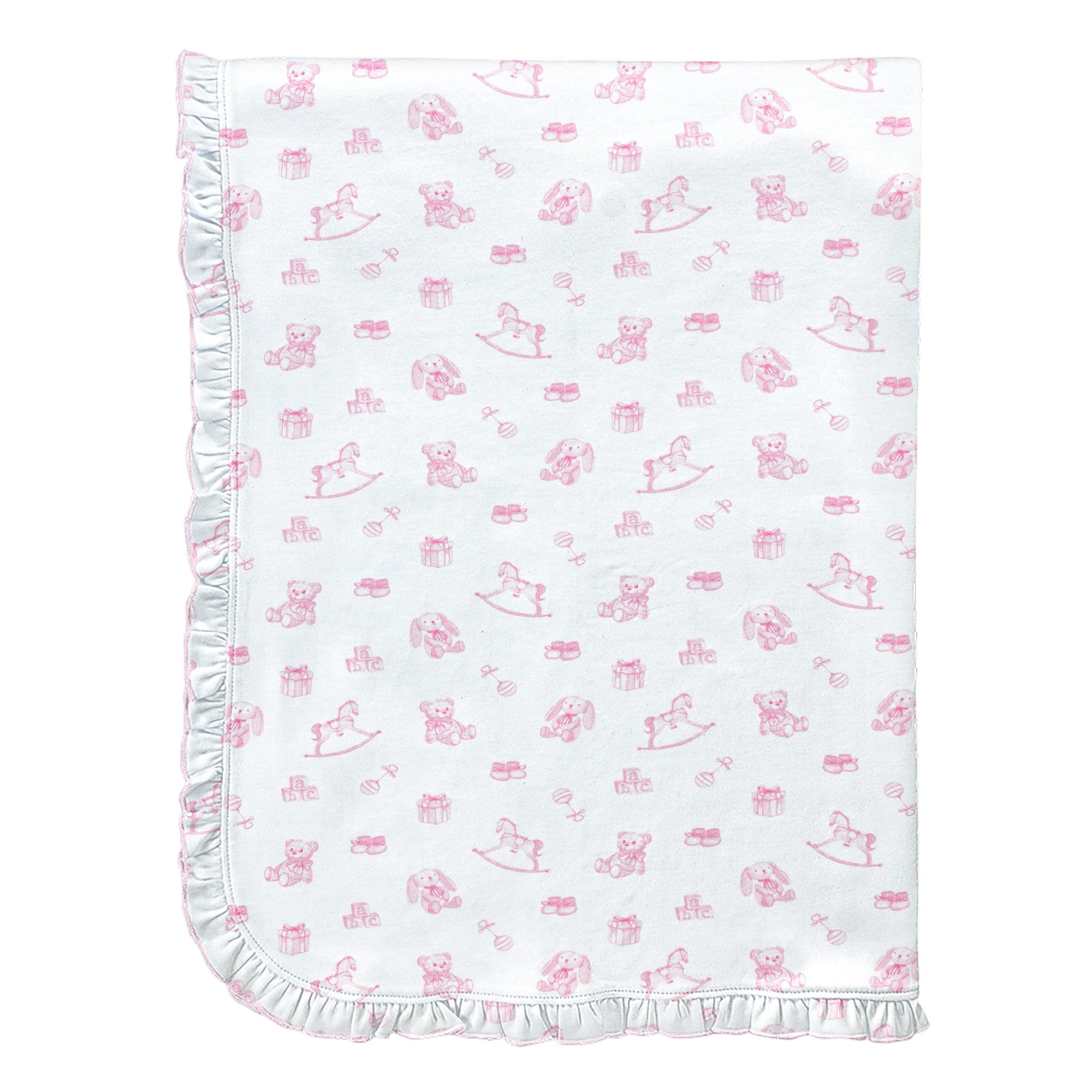 Sugarplum Blanket with Ruffle