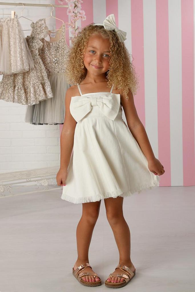 White Denim Remi Dress