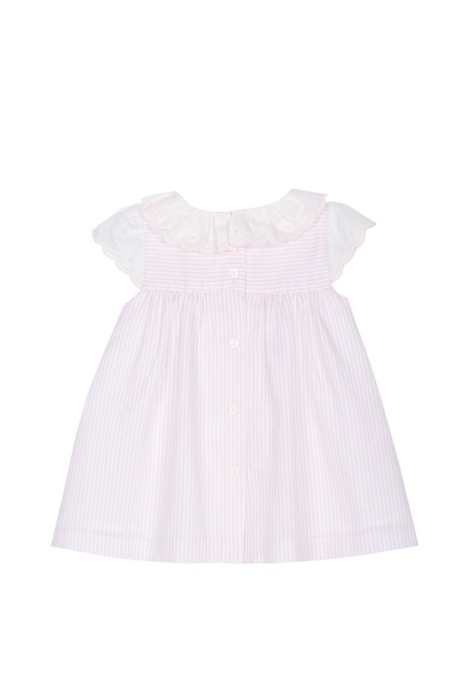 Pink Stripe Infant Dress