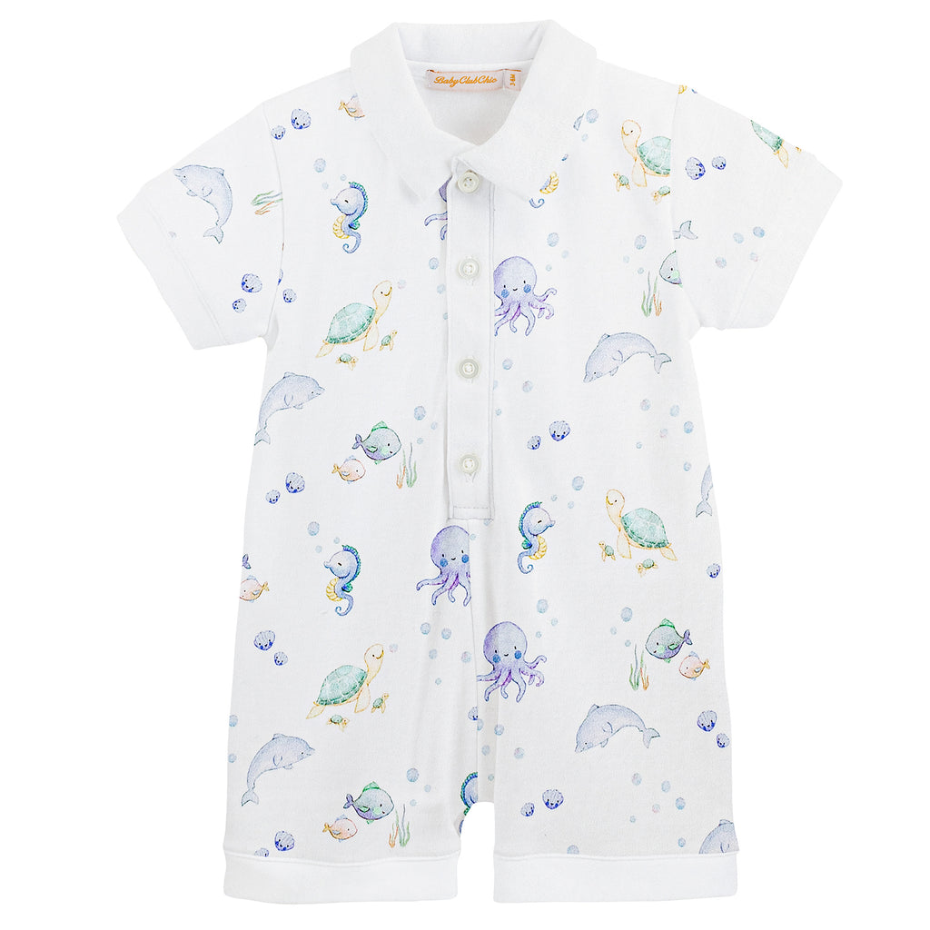 Under the Sea Blue Romper