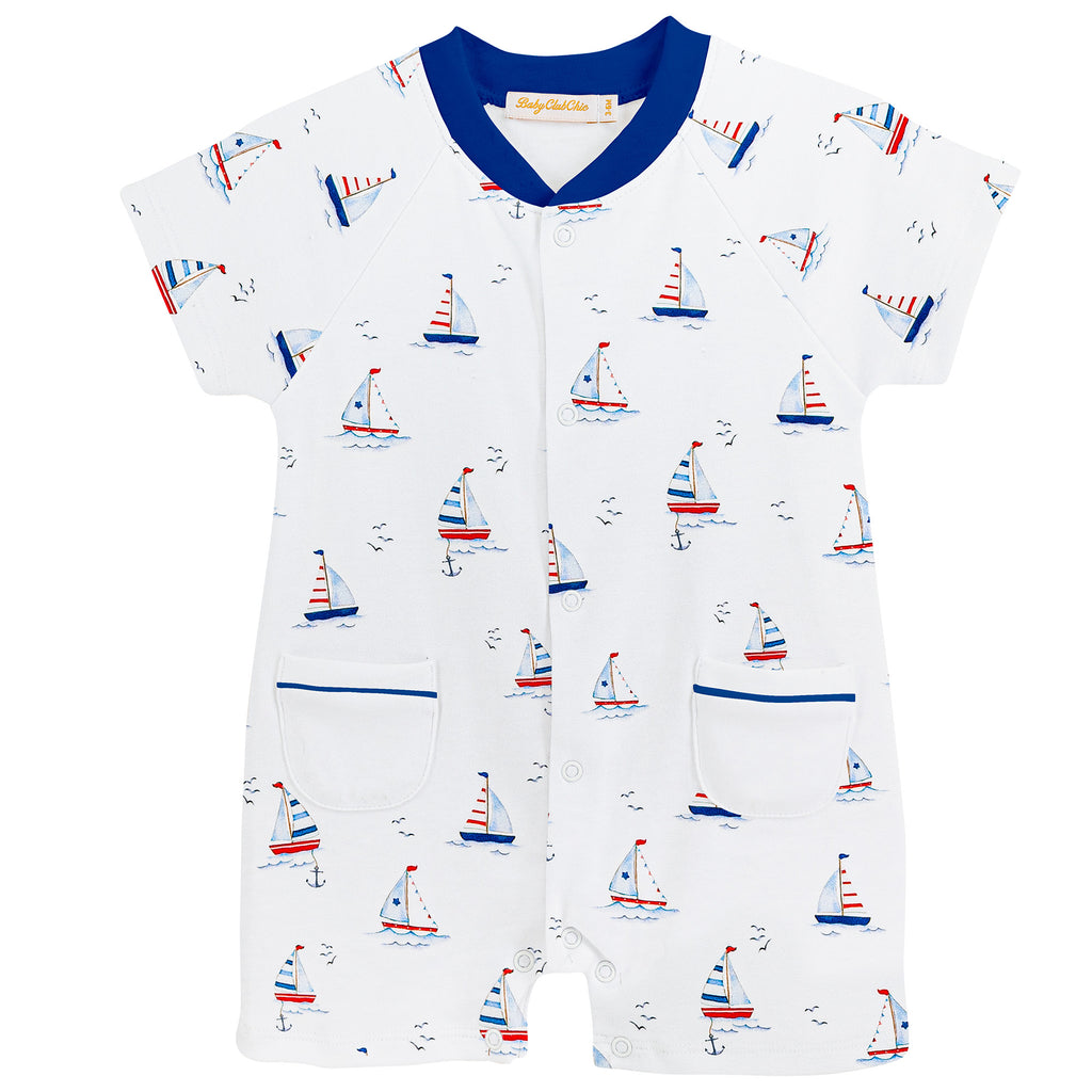 Sailing Boats Romper