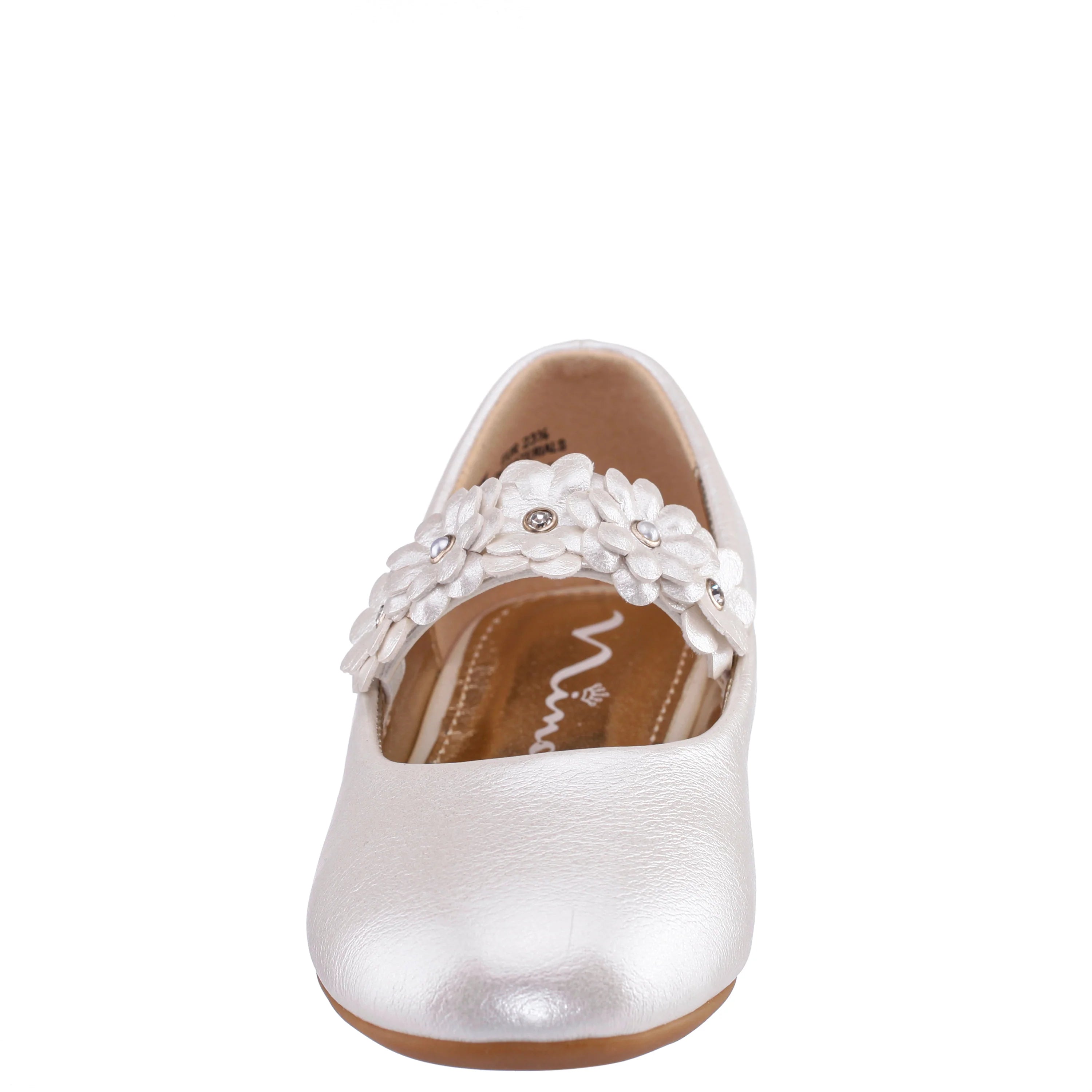 Nina Rozy White Ballet Flat