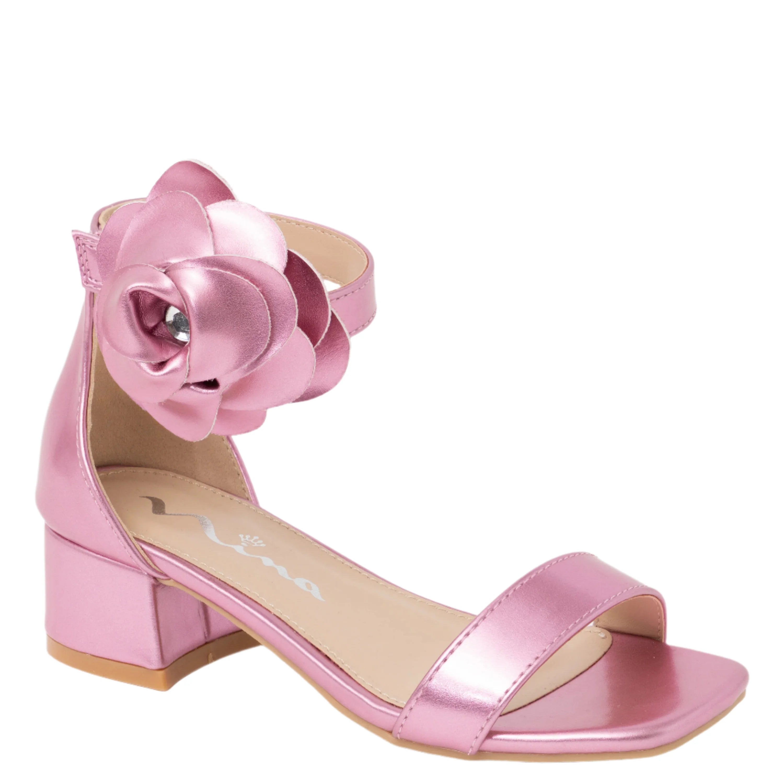Nina Mona Pink Metallic Shoe