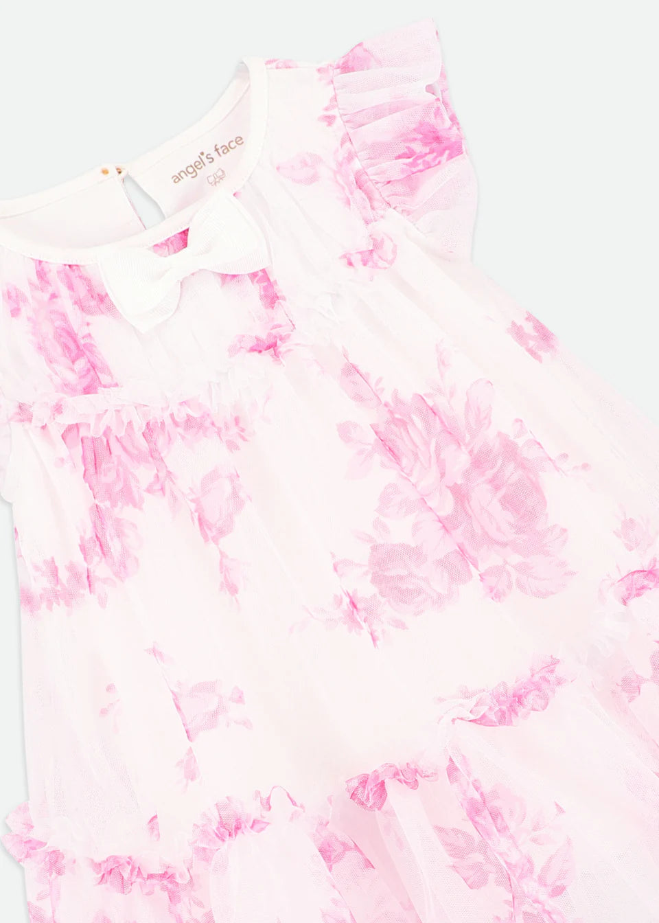 Rosebud Infant Dress in Snowdrop