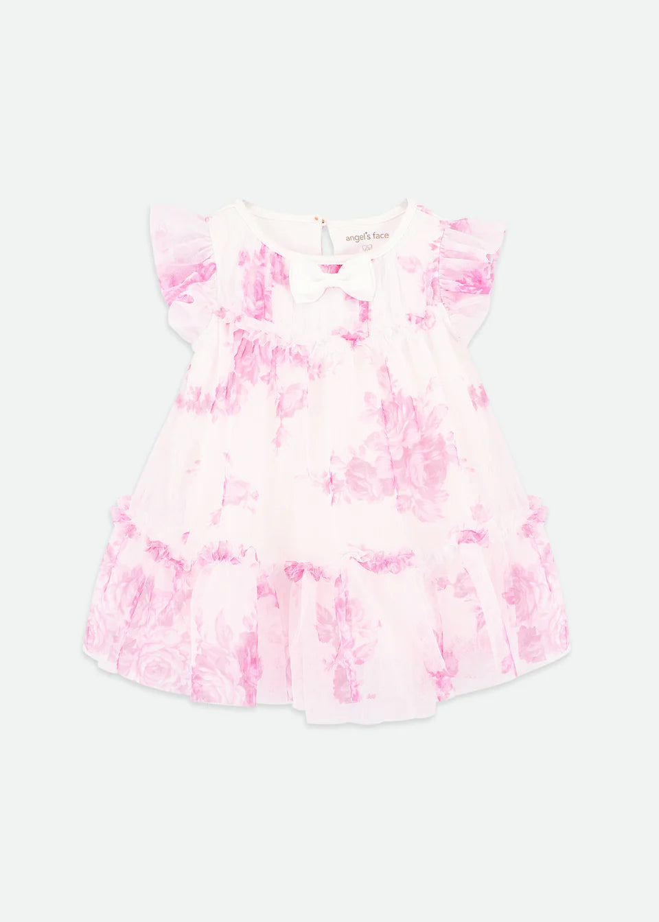 Rosebud Infant Dress in Snowdrop