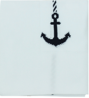 White Nautical Blanket