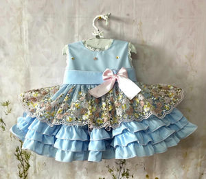 Sonata Baby Blue Floral Dress