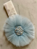 Sky Tulle Hairpiece