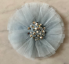 Sky Tulle Hairpiece