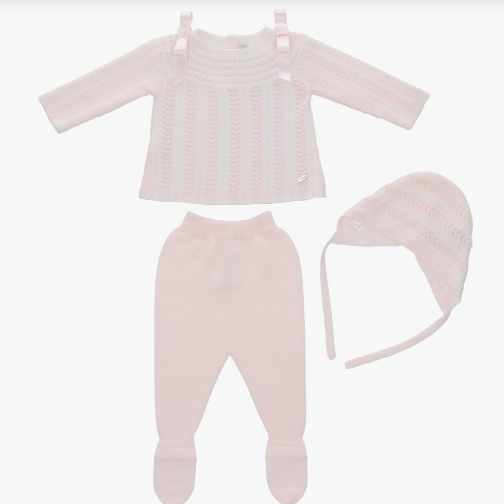 Martin Aranda Pink Knit Set