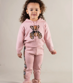 Pink Bear Track Suit
