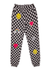 Black Checker Pant