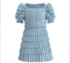 Rusched Ruffle Dress