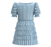 Rusched Ruffle Dress