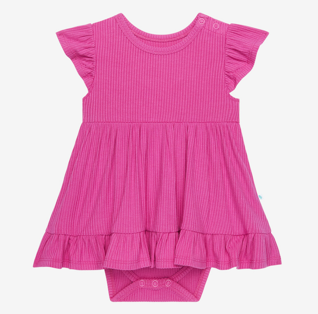 Posh Peanut Violet Onesie Dress