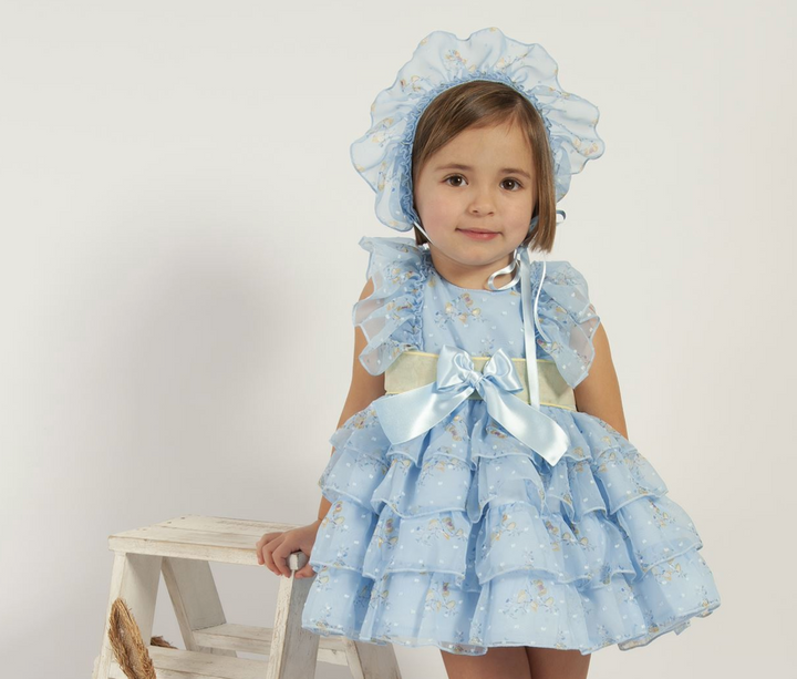 blue puffball dress Women's Eleanor Lyocell Chambray Blue Ultra Mini Puffball Dress | Medium