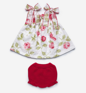 Floral Dress and Bloomer