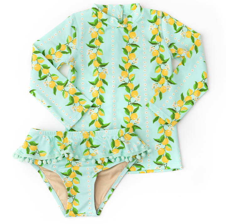 Citrus Grove Rashguard Swimsuit