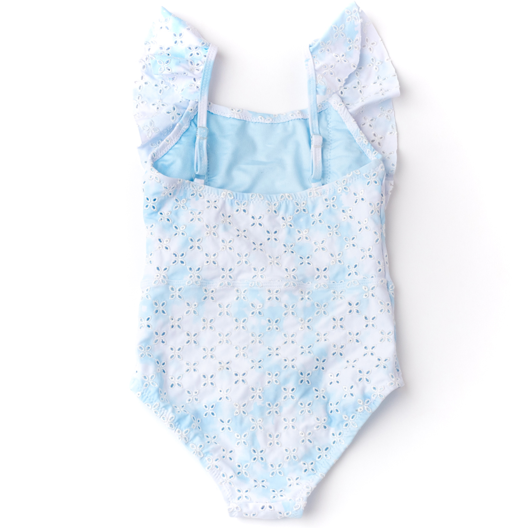 Eyelet Ruffle Swimsuit