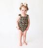 Posh Peanut Lana Leopard Bubble Romper