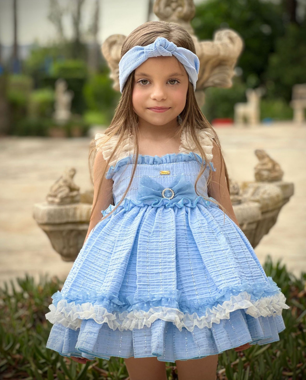 The Helen Dress in Blue