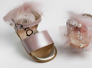 Girls Leather Pink Sandal