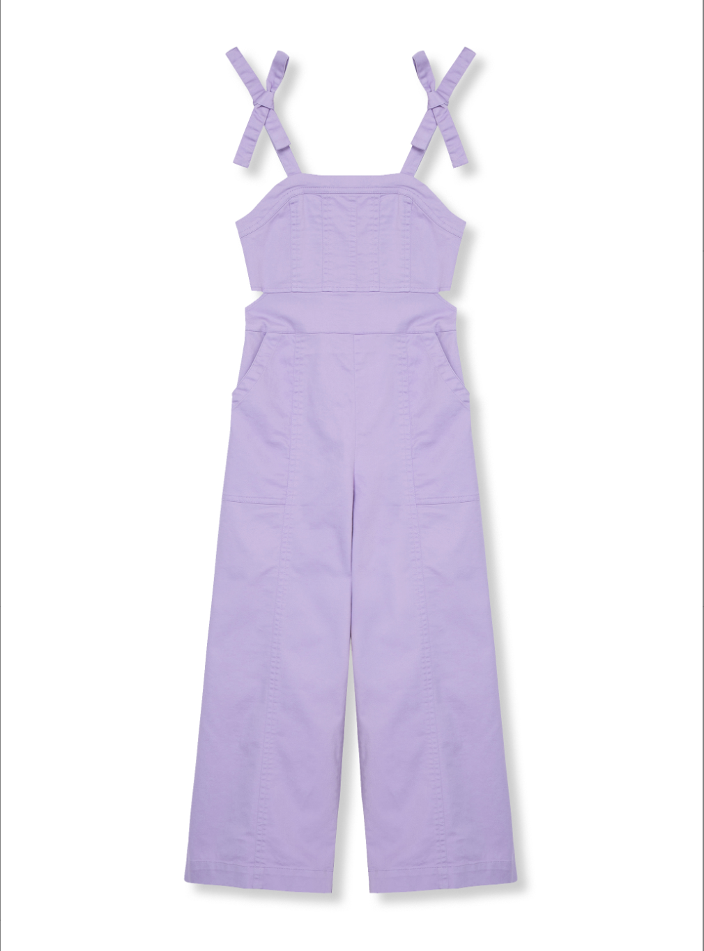 Wide Leg Cut Out Overalls