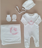 Organic Cotton Crown Set (Pink)