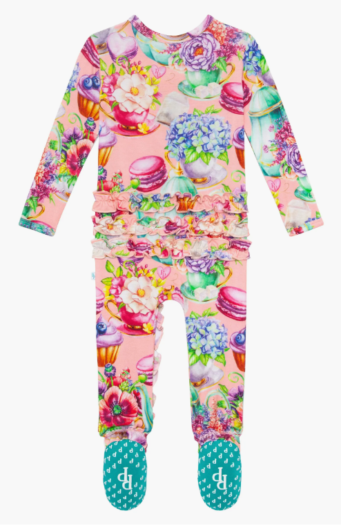 Elizabeth Zippered Footie